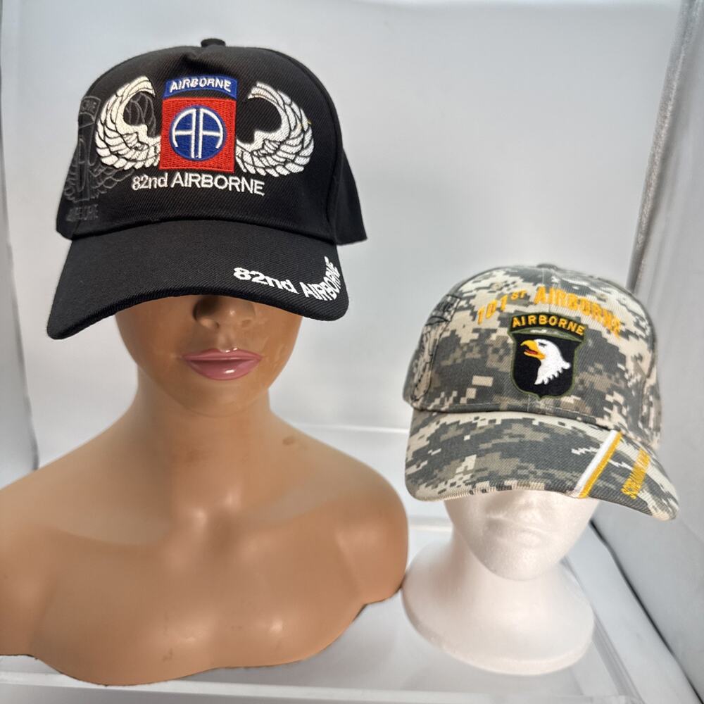 2 Airborne Division "in Air On Land" Hats Cap Strapback Eagle Embroidered